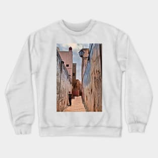 Morocco. Rabat. Medina. Street. Crewneck Sweatshirt